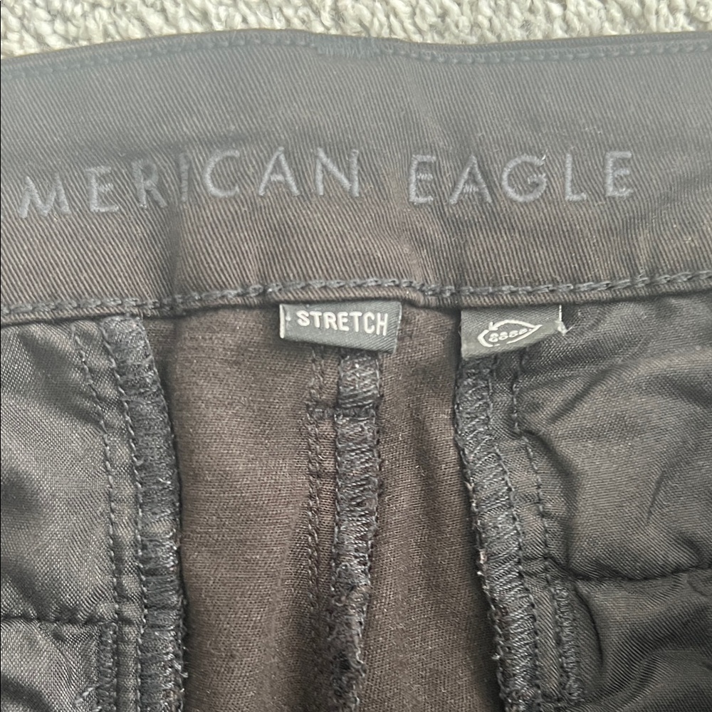 American Eagle Outfitters Black Stretch Pants - Picture 2 of 4